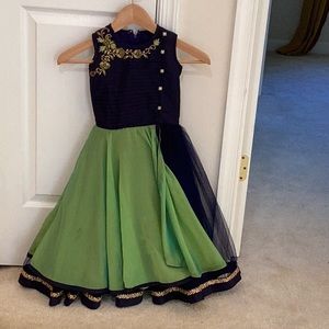 Embroidered Indian party dress